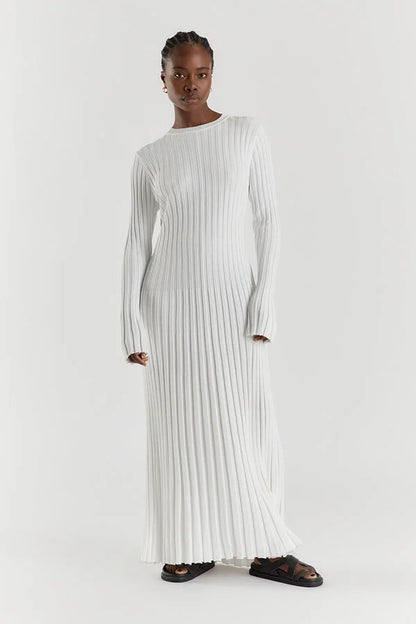 Aria | Knit Midi Dress